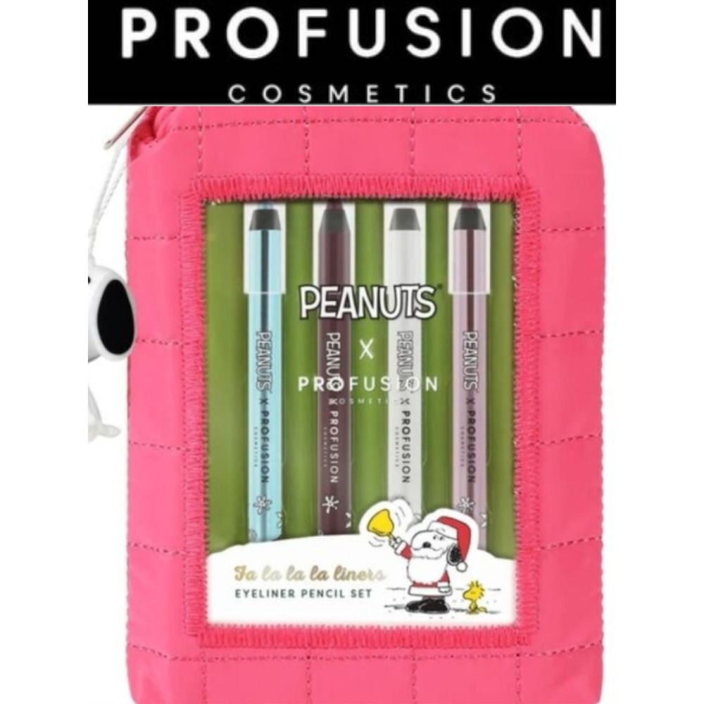 Profusion Cosmetics X Peanuts Fa La La La Liners Eyeliner‎ Pencil Set